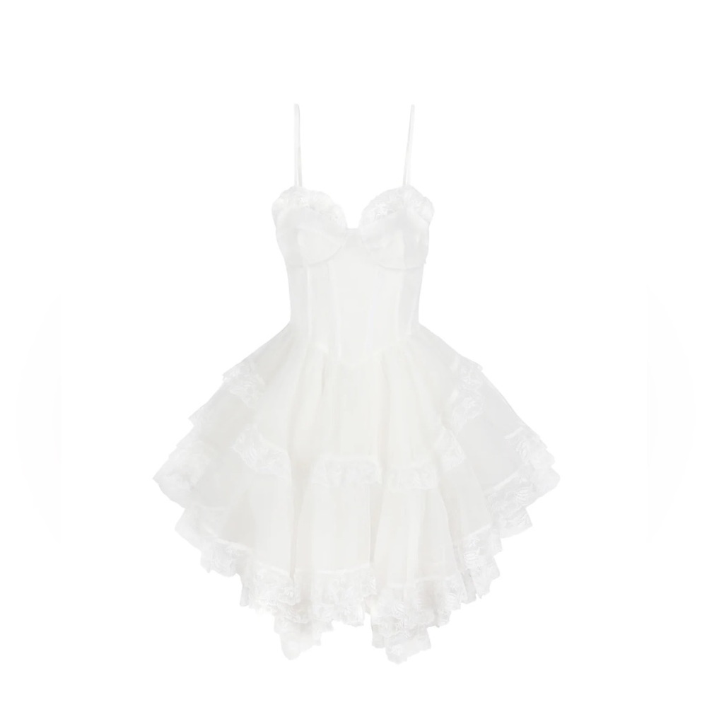 White lace dress